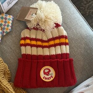 Cheifs Pom-Pom Beanie